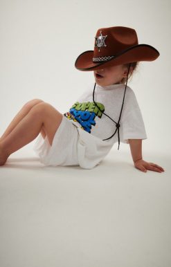 New American Vintage Short Enfant Pobsbury Blanc