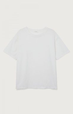 Wholesale American Vintage T-Shirt Femme Fizvalley Blanc