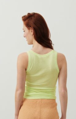 Hot American Vintage Debardeur Femme Massachusetts Lime Vintage