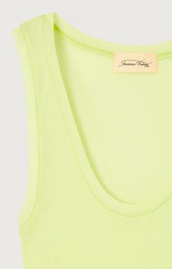 Hot American Vintage Debardeur Femme Massachusetts Lime Vintage