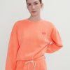 Clearance American Vintage Sweat Femme Izubird Orange Fluo