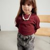 Hot American Vintage T-Shirt Enfant Gamipy Bordeaux Vintage