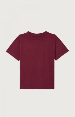 Hot American Vintage T-Shirt Enfant Gamipy Bordeaux Vintage