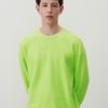 Hot American Vintage Sweat Homme Bobypark Jaune Fluo