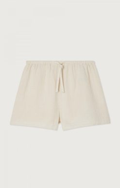 Online American Vintage Short Femme Ziky Ecru