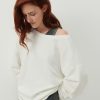 Online American Vintage Sweat Femme Hapylife Colombe Vintage