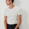 Hot American Vintage T-Shirt Homme Gamipy Blanc