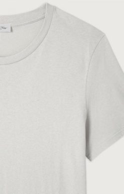 Hot American Vintage T-Shirt Homme Gamipy Blanc