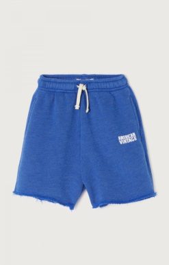 Hot American Vintage Short Enfant Doven Bleu Roi Surteint