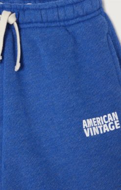 Hot American Vintage Short Enfant Doven Bleu Roi Surteint