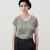 Wholesale American Vintage T-Shirt Femme Jacksonville Gris Chine