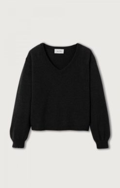 Online American Vintage Pull Femme Razpark Noir