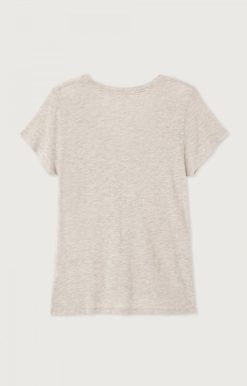 Clearance American Vintage T-Shirt Femme Jacksonville Creme Chine