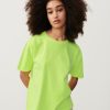 Clearance American Vintage T-Shirt Femme Fizvalley Jaune Fluo