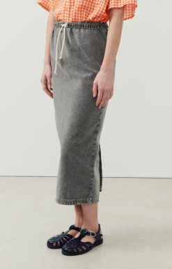 New American Vintage Jupe Femme Jazy Grey