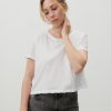 Clearance American Vintage T-Shirt Femme Decatur Blanc