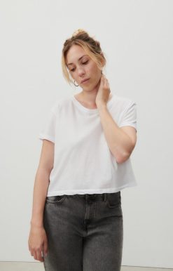 Clearance American Vintage T-Shirt Femme Decatur Blanc