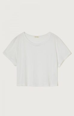 Clearance American Vintage T-Shirt Femme Decatur Blanc