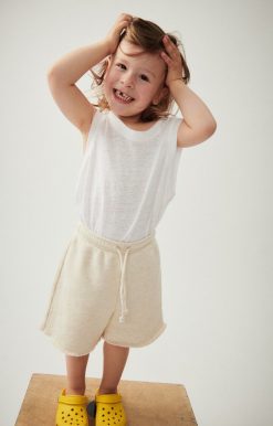 Online American Vintage Debardeur Enfant Pobsbury Blanc