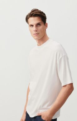 Clearance American Vintage T-Shirt Homme Rakabay Blanc