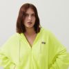 Best American Vintage Sweat Femme Izubird Jaune Fluo