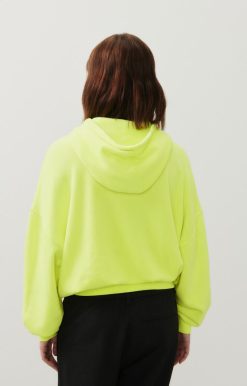 Best American Vintage Sweat Femme Izubird Jaune Fluo