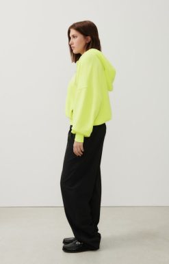 Best American Vintage Sweat Femme Izubird Jaune Fluo