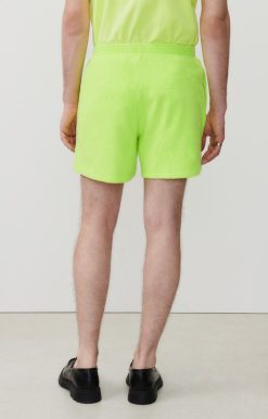 Hot American Vintage Short Homme Bobypark Jaune Fluo