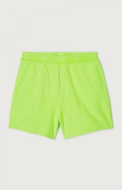 Hot American Vintage Short Homme Bobypark Jaune Fluo