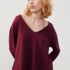 Wholesale American Vintage T-Shirt Femme Vupaville Bordeaux