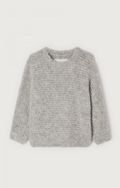 Online American Vintage Pull Enfant Zolly Gris Chine