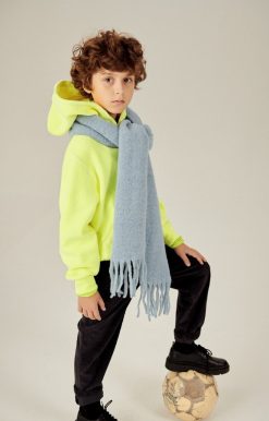 Wholesale American Vintage Sweat Enfant Izubird Jaune Fluo