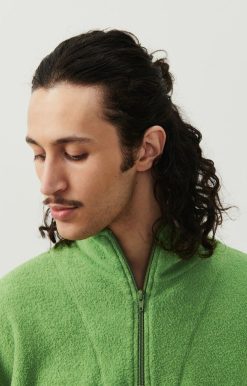 New American Vintage Sweat Homme Bobypark Citronelle