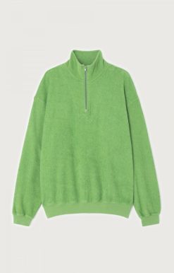 New American Vintage Sweat Homme Bobypark Citronelle