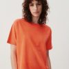 Wholesale American Vintage T-Shirt Femme Fizvalley Feu Fluo