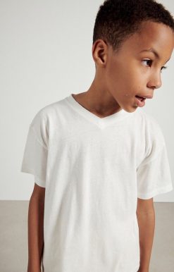 New American Vintage T-Shirt Enfant Gamipy Blanc