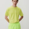 Clearance American Vintage T-Shirt Homme Fizvalley Jaune Fluo