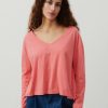 Hot American Vintage T-Shirt Femme Vupaville Corail