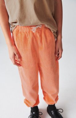 Hot American Vintage Pantalon Enfant Padow Orange Fluo