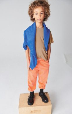 Hot American Vintage Pantalon Enfant Padow Orange Fluo