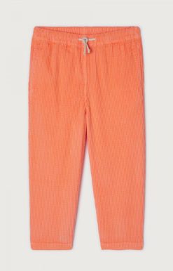 Hot American Vintage Pantalon Enfant Padow Orange Fluo