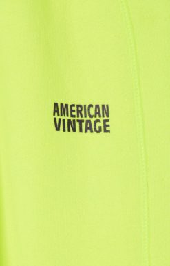 Wholesale American Vintage Jogging Femme Izubird Jaune Fluo