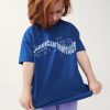 Clearance American Vintage T-Shirt Enfant Fizvalley Bleu Roi Vintage