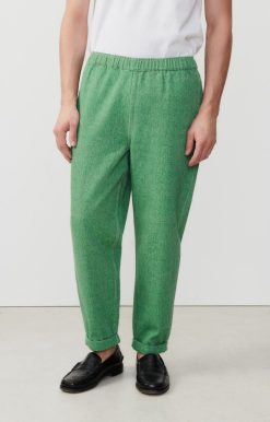 New American Vintage Pantalon Homme Tineborow Basilic