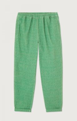 New American Vintage Pantalon Homme Tineborow Basilic