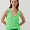 New American Vintage Debardeur Femme Sonoma Perruche Fluo