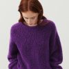 Best American Vintage Pull Femme Zolly Aubergine Chine