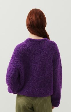 Best American Vintage Pull Femme Zolly Aubergine Chine