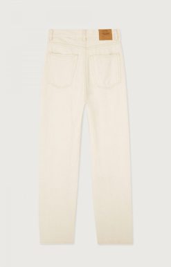 Clearance American Vintage Jean Droit Femme Tineborow Ecru