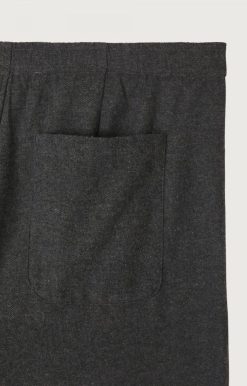 Clearance American Vintage Pantalon Homme Dakota Anthracite Chine